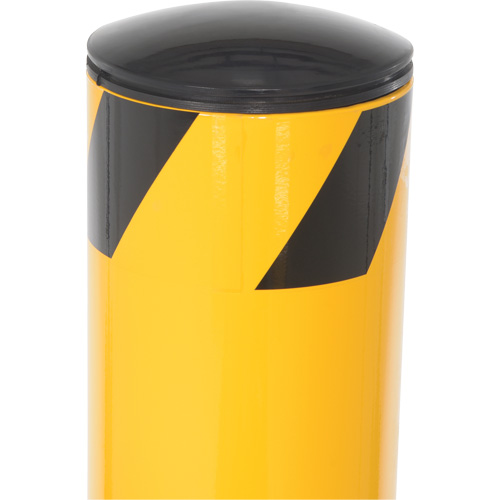 Borne, Acier, 42" h x 5-1/2" la, Jaune R.M.G. Prévention