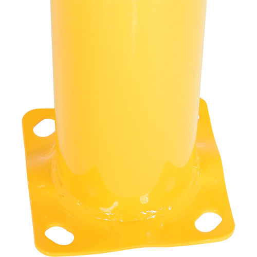 Borne, Acier, 42" h x 5-1/2" la, Jaune R.M.G. Prévention