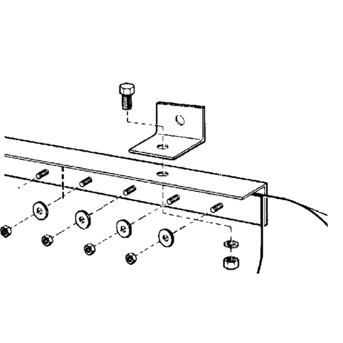 Strip Curtain Doors - Fixed Mounting System R.M.G. Prévention
