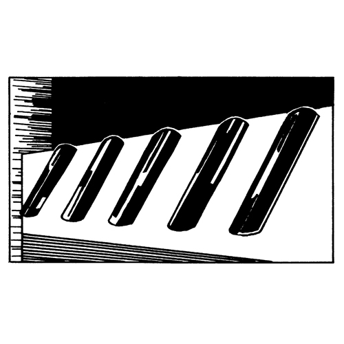 Extruded Rubber Dock Fenders, Rubber, 4-1/2" W x 12" L x 3-3/4" D R.M.G. Prévention