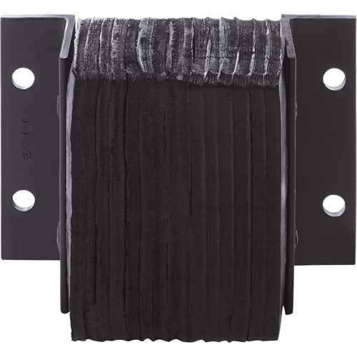 Butoirs de quai lamell&eacute;s, Horizontal, Caoutchouc, 18" la x 6" p x 12" h R.M.G. Prévention