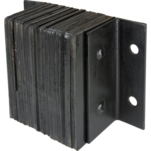 Laminated Dock Bumpers, Horizontal, Rubber, 12" W x 6" D x 10" H R.M.G. Prévention