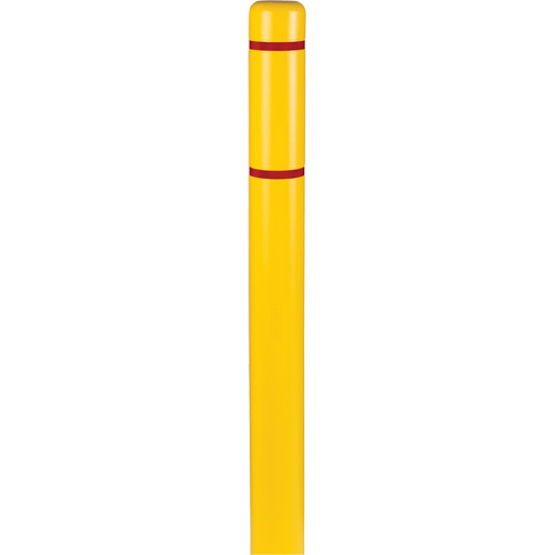 Polyethylene Bollard Covers, 4-1/2" Dia. x 52" L, Yellow R.M.G. Prévention