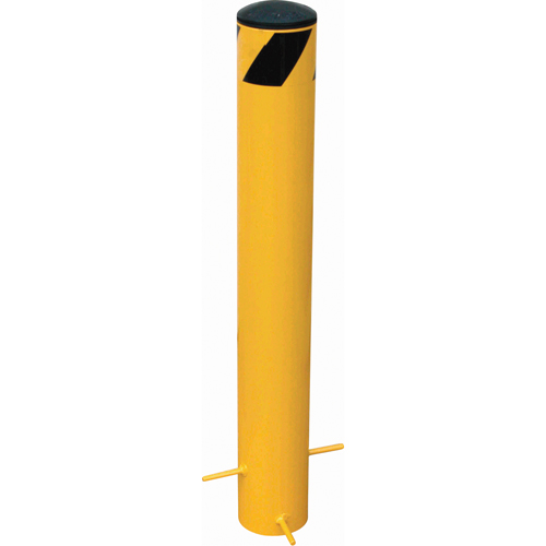 Bornes &agrave; couler, Acier, 35" h x 5-9/16" la, Jaune R.M.G. Prévention