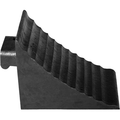 Wheel Chock, 9-3/4" x 7-1/4" x 7-3/4", Black R.M.G. Prévention