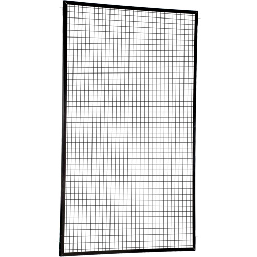 Panneau de protection p&eacute;rim&eacute;trique ajustable, 8' h x 5' la, Noir R.M.G. Prévention