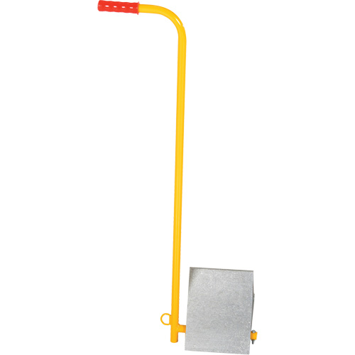 Cale de roues en aluminium avec poign&eacute;e, 7" la x 11-7/8" p x 7-11/16" h R.M.G. Prévention