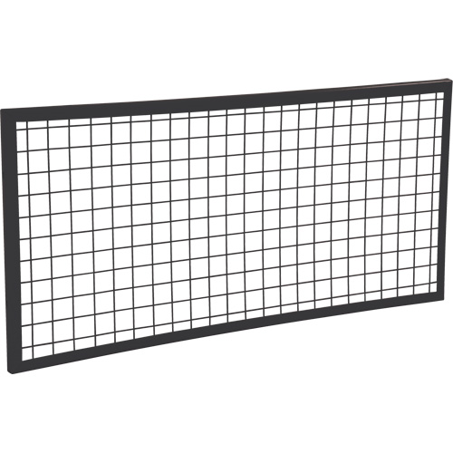 Wire Mesh Partition Panel, 2' H x 4' W R.M.G. Prévention