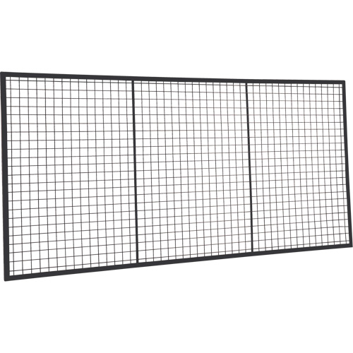 Wire Mesh Partition Panel, 4' H x 8' W R.M.G. Prévention