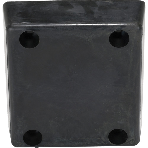 Molded Dock Bumper, Reinforced Rubber, 12" W x 4" D x 13" H R.M.G. Prévention