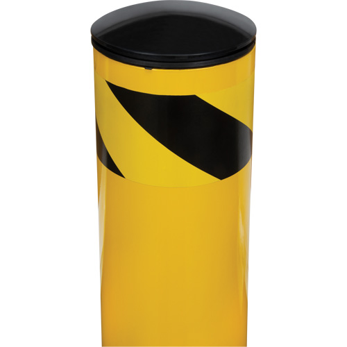 Butoir de s&eacute;curit&eacute;, Acier, 42" h x 5-1/2" la, Jaune R.M.G. Prévention