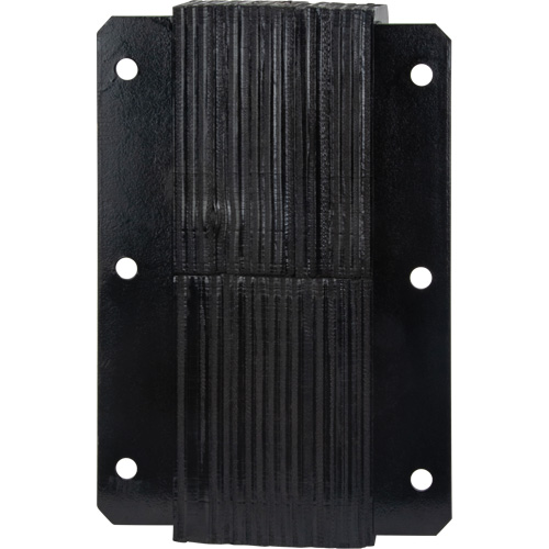 Laminated Dock Bumpers, Vertical, Rubber, 11" W x 6" D x 20" H R.M.G. Prévention