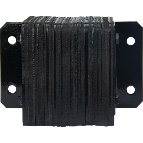Laminated Dock Bumpers, Horizontal, Rubber, 12" W x 4" D x 10" H R.M.G. Prévention