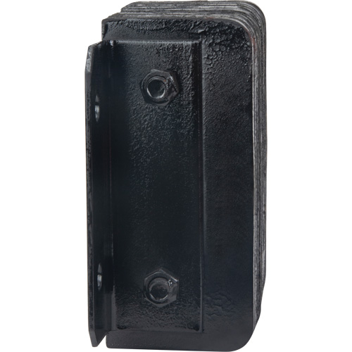 Laminated Dock Bumpers, Horizontal, Rubber, 12" W x 4" D x 10" H R.M.G. Prévention