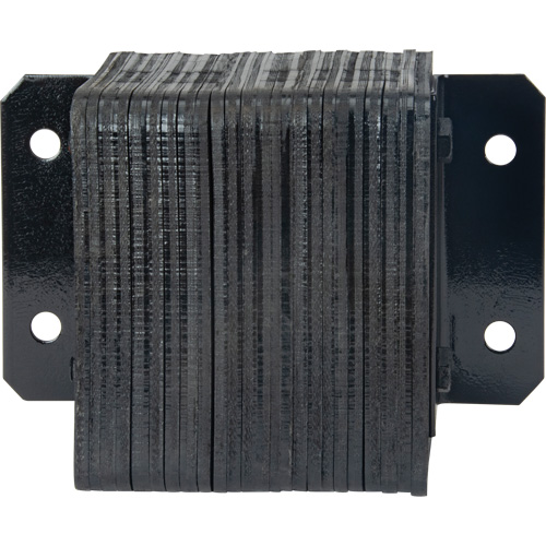 Laminated Dock Bumpers, Horizontal, Rubber, 12" W x 6" D x 10" H R.M.G. Prévention