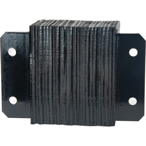 Laminated Dock Bumpers, Horizontal, Rubber, 12" W x 6" D x 10" H R.M.G. Prévention