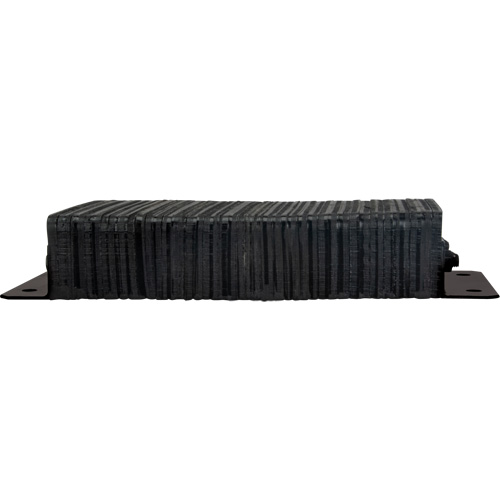 Butoirs de quai lamell&eacute;s, Horizontal, Caoutchouc, 24" la x 4" p x 12" h R.M.G. Prévention