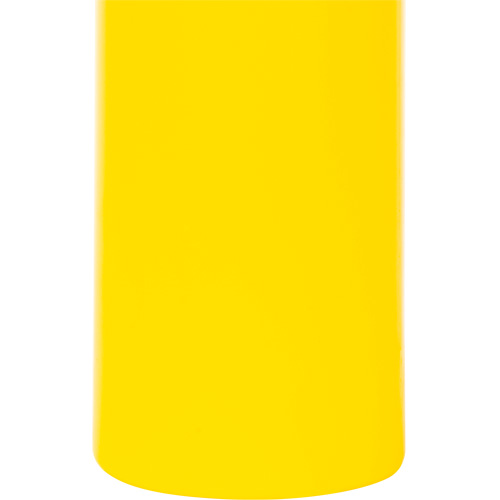 Polyethylene Bollard Cover, 4-1/2" Dia. x 52" L, Red/Yellow R.M.G. Prévention