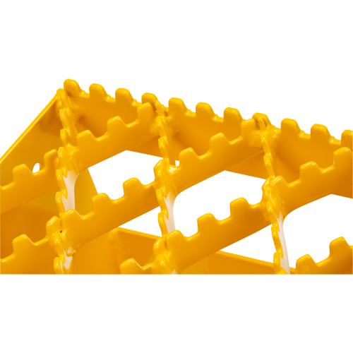 Cales-roue pour la glace, Acier, Jaune, 8-1/16" la x 10-5/8" p x 8-13/16" h R.M.G. Prévention