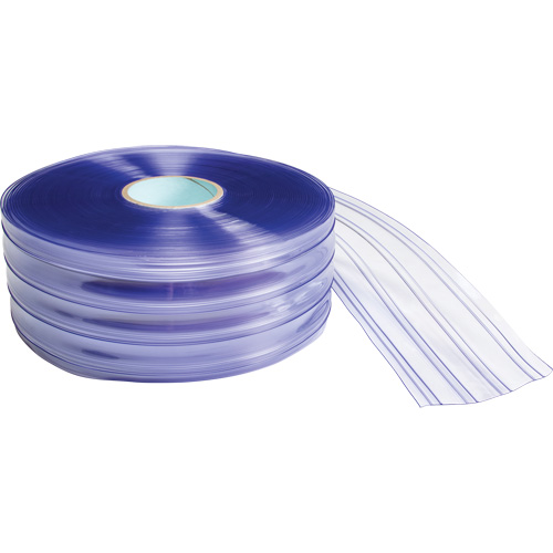 Ribbed Strip Curtain, 164' x 8" x 0.08" R.M.G. Prévention