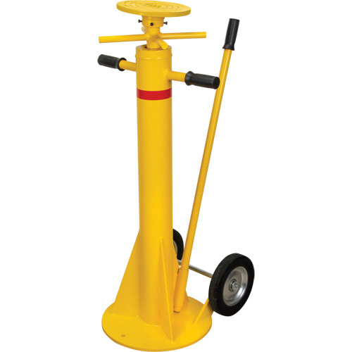 100,000 lbs. Static Capacity Trailer Jack, 20 tons Lift Capacity R.M.G. Prévention