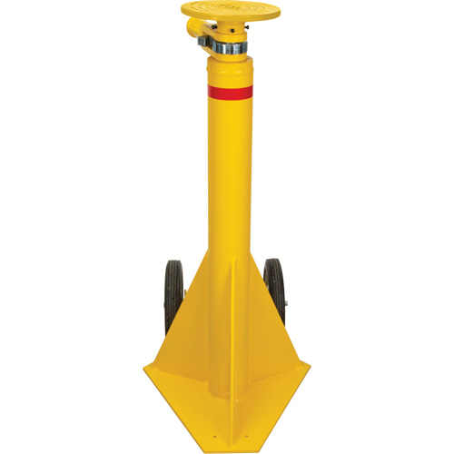100,000 lbs. Static Capacity Ratchet Trailer Jack, 20 tons Lift Capacity R.M.G. Prévention