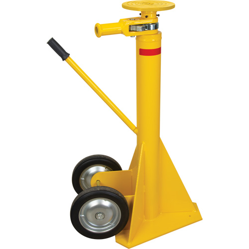 100,000 lbs. Static Capacity Ratchet Trailer Jack, 20 tons Lift Capacity R.M.G. Prévention