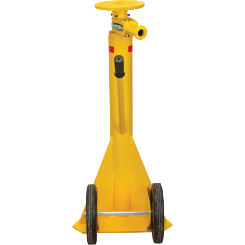 100,000 lbs. Static Capacity Ratchet Trailer Jack, 20 tons Lift Capacity R.M.G. Prévention