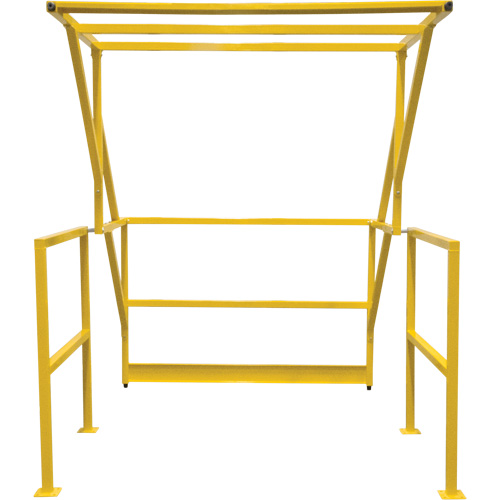 Barri&egrave;re de s&eacute;curit&eacute; pour mezzanine, 70" lo x 77" ha, 78" &eacute;lev&eacute;e, Jaune R.M.G. Prévention