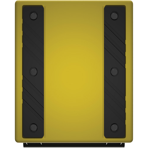 Checkers Safety Heavy-Duty Ultra Class Mining Wheel Chock, HDPE, Yellow, 14-1/2" W x 17-1/2" D x 16" H R.M.G. Prévention