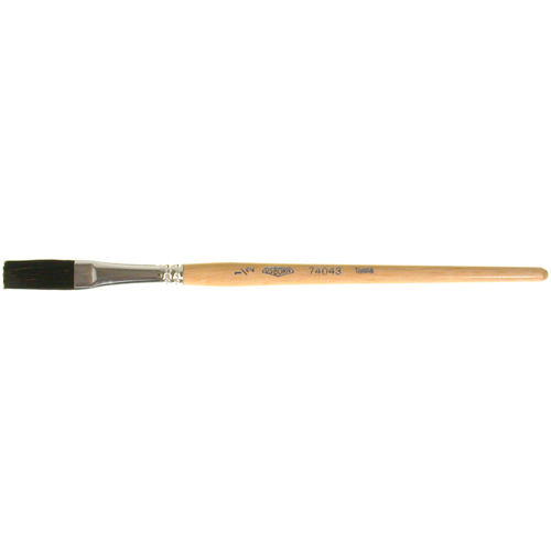 One Stroke Paint Brush, 1/2" Brush Width, Ox Hair, Wood Handle R.M.G. Prévention