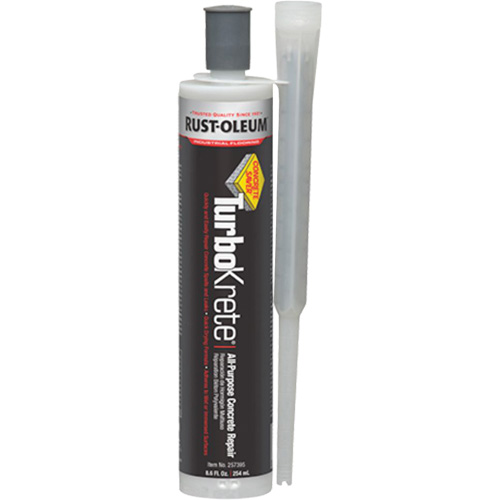 Produit de r&eacute;paration tout usage &agrave; l'&eacute;poxy TurboKrete, Cartouche/Tube, Gris R.M.G. Prévention