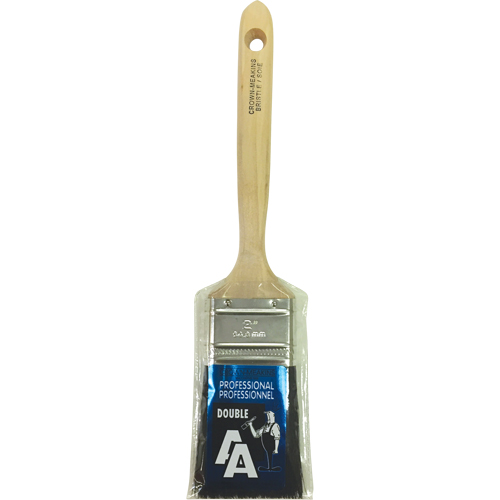 Straight Sash Paint Brush, Bristle, Wood Handle, 2" Width R.M.G. Prévention