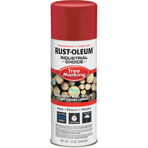 Peinture pour le marquage des arbres Industrial Choice T1600, Rouge, 16 oz R.M.G. Prévention