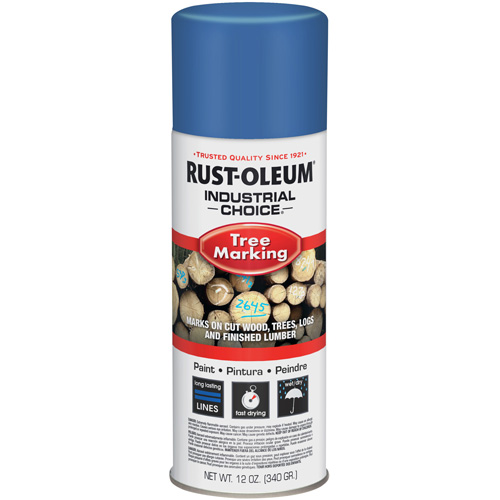 Peinture pour le marquage des arbres Industrial Choice T1600, Bleu, 16 oz R.M.G. Prévention