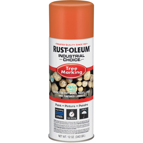 Industrial Choice T1600 Tree Marking Paint, Fluorescent Orange, 16 oz. R.M.G. Prévention