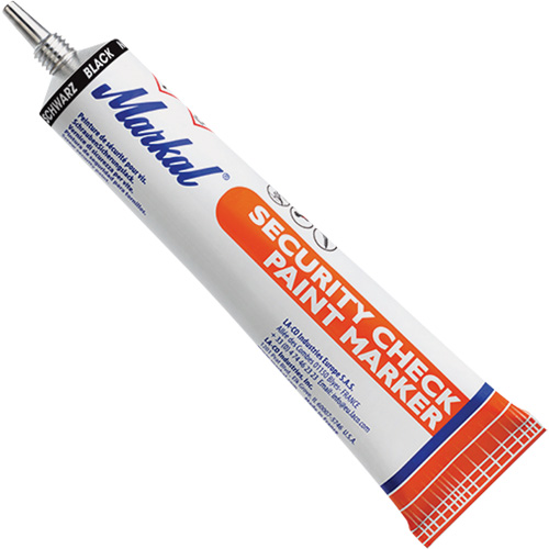 Marqueur de peinture de contr&ocirc;le de s&eacute;curit&eacute;, 1,7 oz, Tube, Noir R.M.G. Prévention