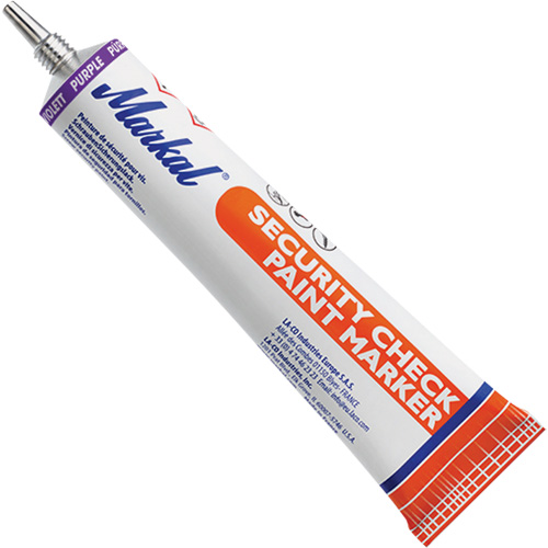 Security Check Paint Marker, 1.7 oz., Tube, Purple R.M.G. Prévention