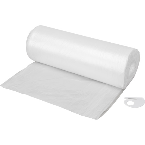 Drop sheet, 400' L x 9' W, Plastic R.M.G. Prévention