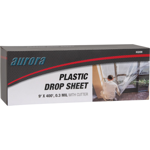 Drop sheet, 400' L x 9' W, Plastic R.M.G. Prévention
