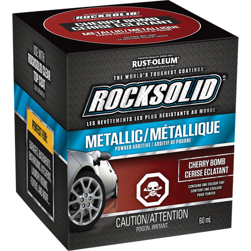 RockSolid&reg; Metallic Powder Additive, 60 mL, Bottle, Cherry Bomb R.M.G. Prévention