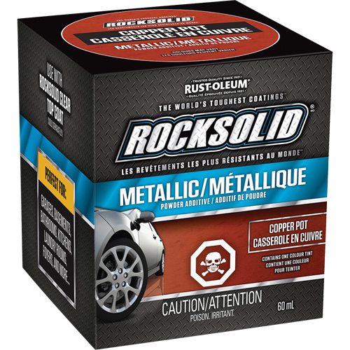 RockSolid&reg; Metallic Powder Additive, 60 mL, Bottle, Copper Pot R.M.G. Prévention