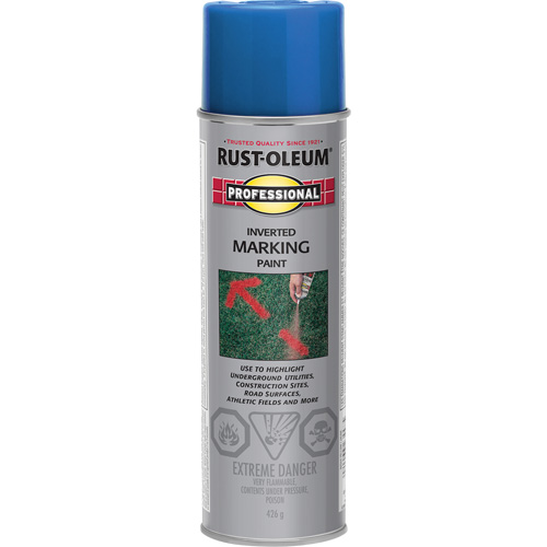 Peinture de marquage renvers&eacute; en a&eacute;rosol, Canette a&eacute;rosol R.M.G. Prévention