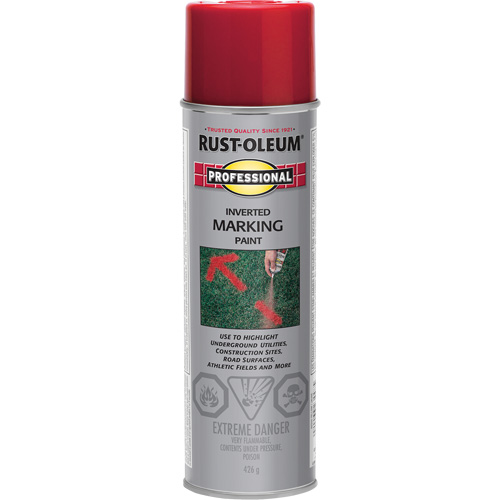 Peinture de marquage renvers&eacute; en a&eacute;rosol, Canette a&eacute;rosol R.M.G. Prévention