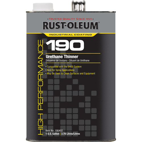 190 Urethane Thinner, Gallon, 1 gal. R.M.G. Prévention