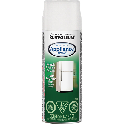 Specialty Appliance Epoxy Coating, Aerosol Can, White R.M.G. Prévention