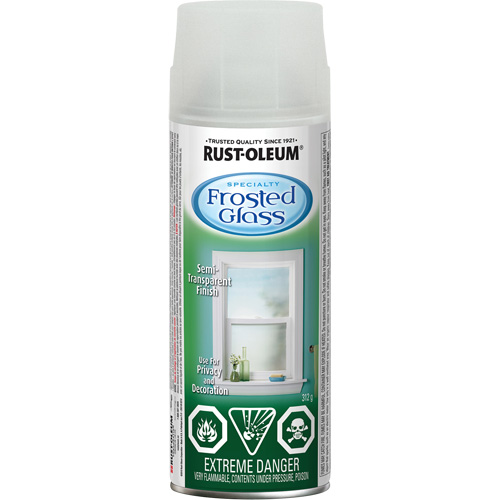 Peinture &agrave; pulv&eacute;riser Sp&eacute;cialit&eacute;, Canette a&eacute;rosol, Verre givr&eacute; R.M.G. Prévention