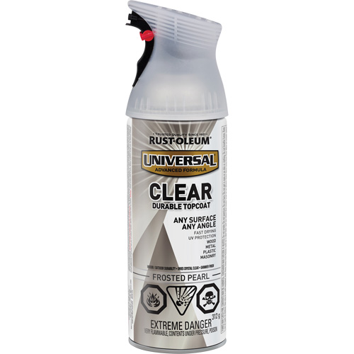 Universal Durable Top Coat, 312 g, Aerosol Can, Frosted Pearl R.M.G. Prévention