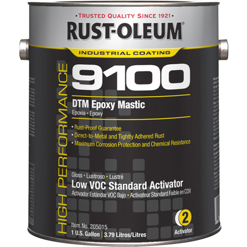 9100 System DTM Epoxy Mastic Standard 250 VOC Activator, Gallon R.M.G. Prévention