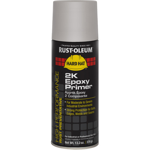 Appr&ecirc;t &eacute;poxydique 2K &agrave; haute performance en a&eacute;rosol du syst&egrave;me V2300, Gris, 13 oz, Canette a&eacute;rosol R.M.G. Prévention
